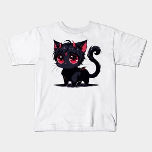 Evil Cute Kitty Kids T-Shirt